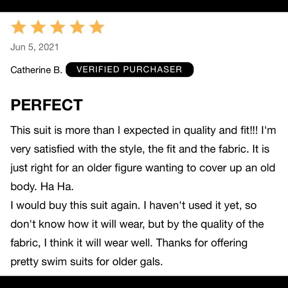 NWT Swimsuits for All Ladies Sz 16 Squareneck Black & White Polka Dot Swimdress - Picture 15 of 16